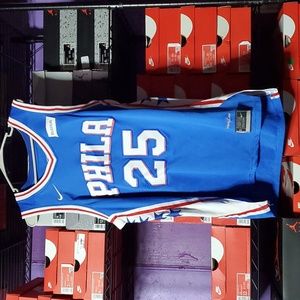 Ben Simmons Philadelphia 76ers jersey blue